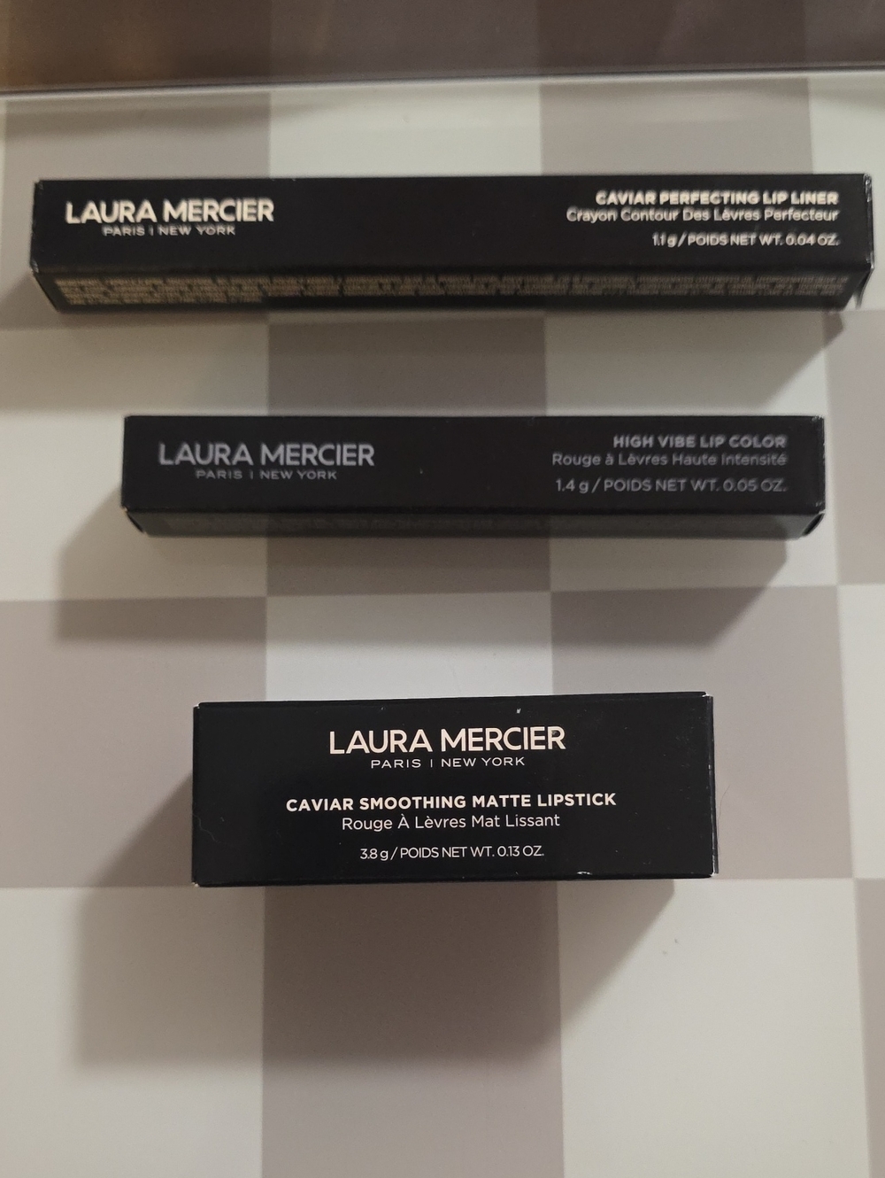 BUNDLE - Laura Mercier Lip Trio - Peachy Shades